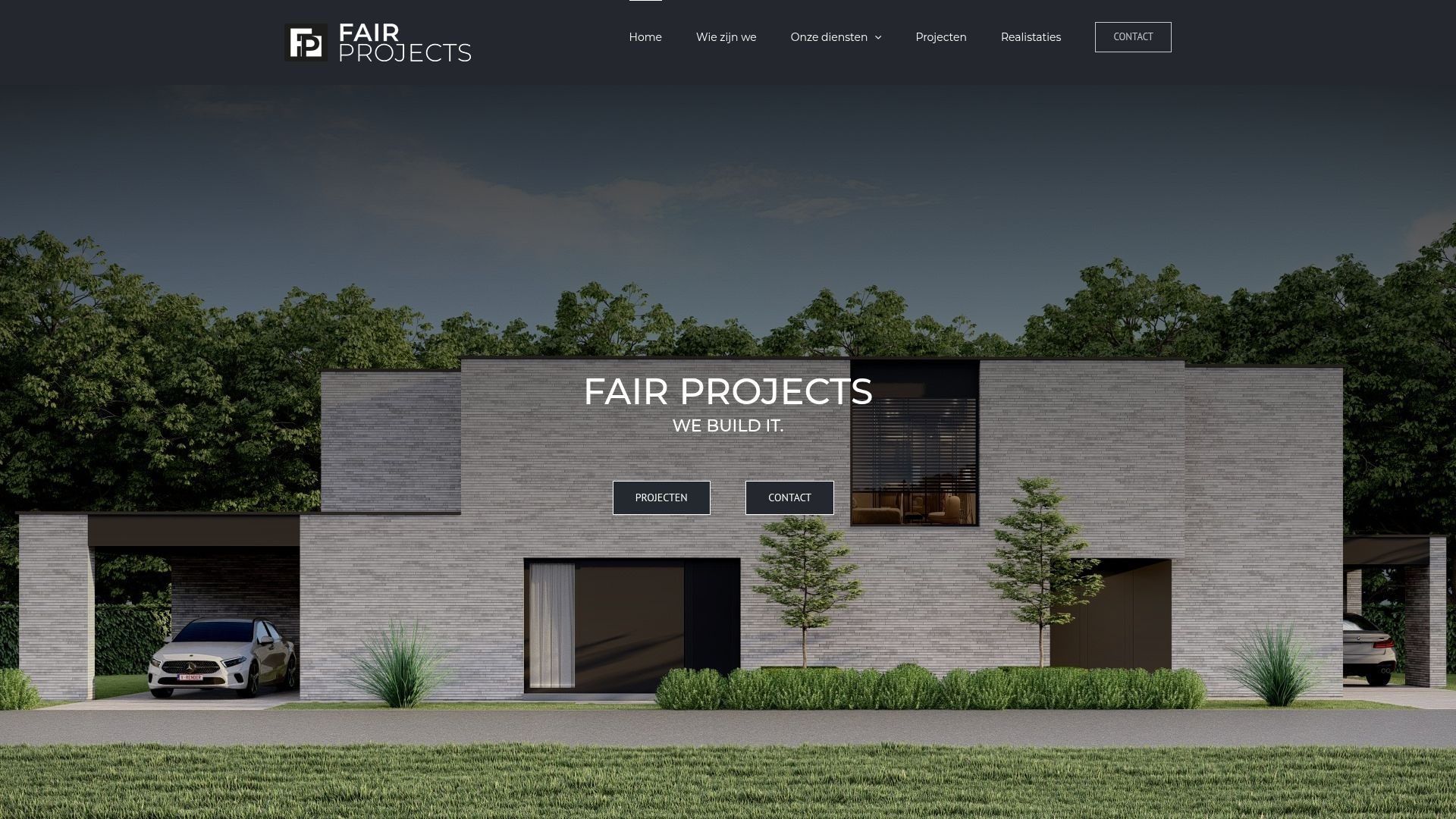 Website van Fair Projects