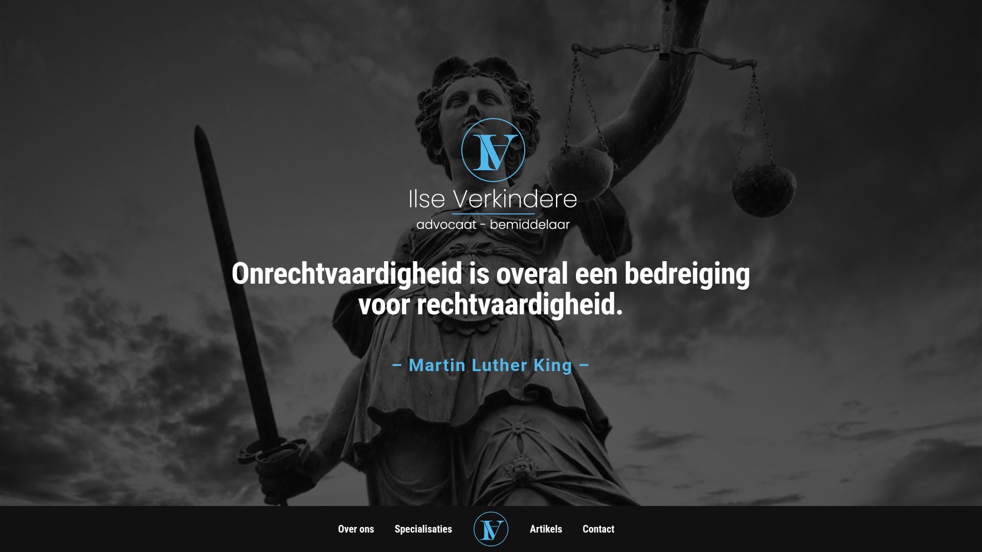 Website van Advocaat Verkindere