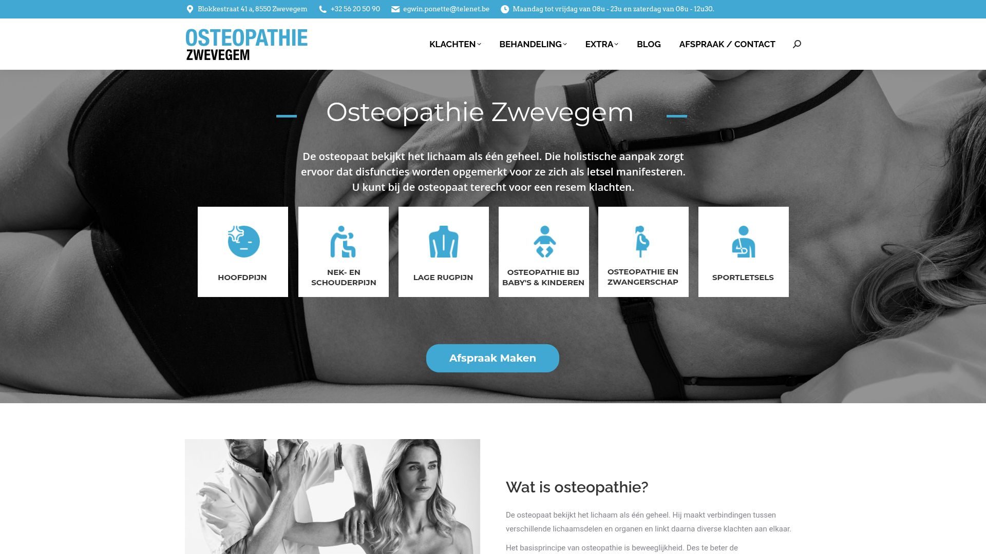 Website van Osteoponette