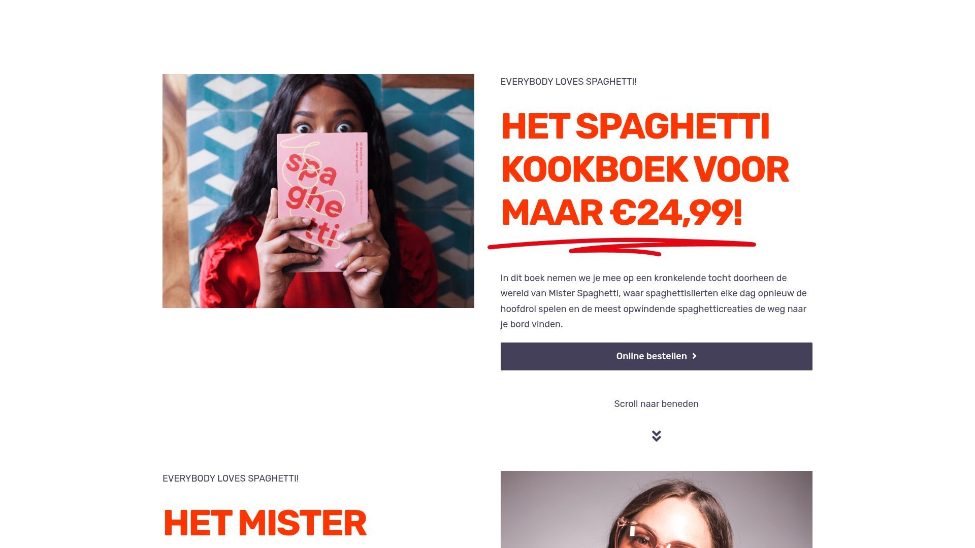Website van Spaghettiboek